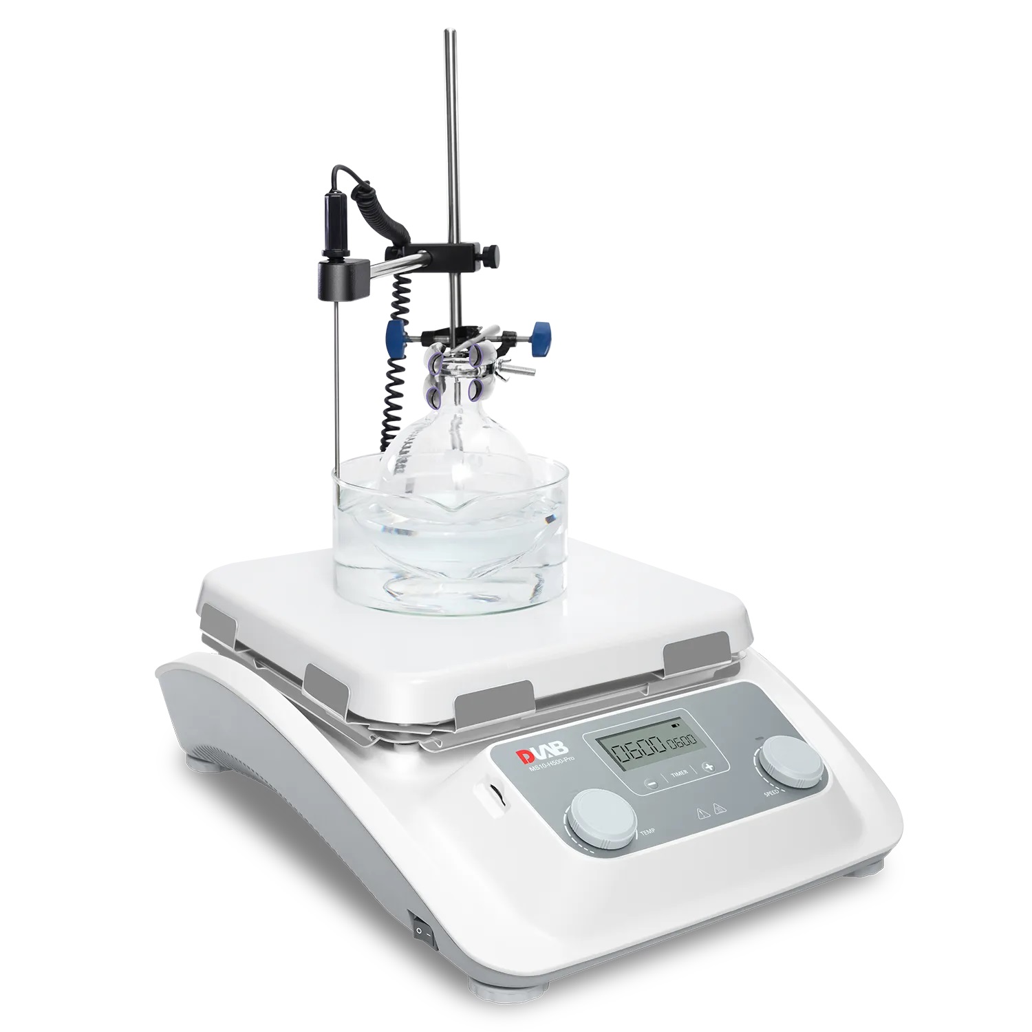 MS10-H500-Pro LCD Digital Magnetic Hotplate Stirrer With 10 Inch Ceramic Plate