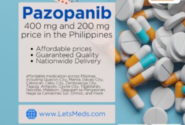 Pazopanib 400 mg and 200 mg price in the Philippines