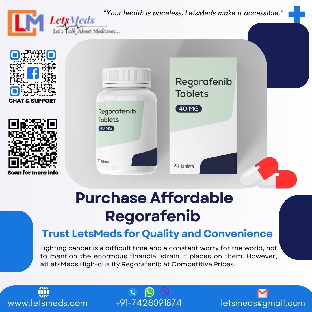 Purchase Affordable Regorafenib in the Philippines: Trust LetsMeds for Quality and Convenience