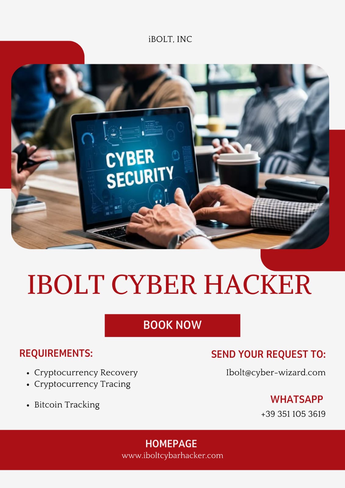 Recommended Hacker For Bitcoin Recovery | iBolt Cyber Hacker