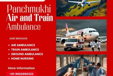Book Clean Safe Medical Air and Train Ambulance Services in Vellore by Panchmukhi