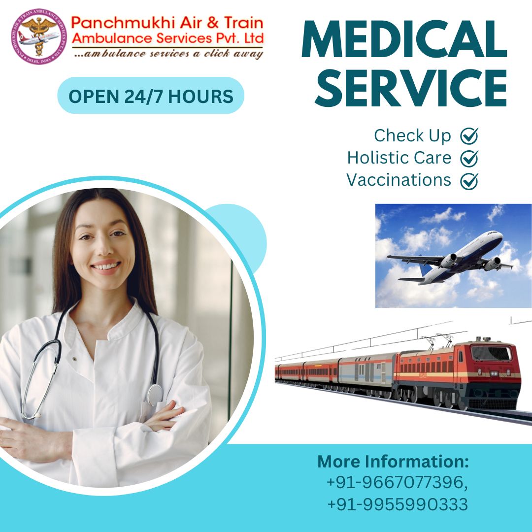 Immediately Book Medical Transport By Panchmukhi Air and Train Ambulance Services in Surat