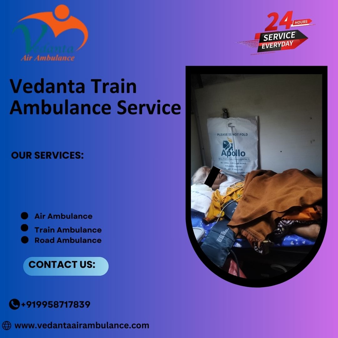 Vedanta Train Ambulance in Guwahati feels like a Hospital during Transfer