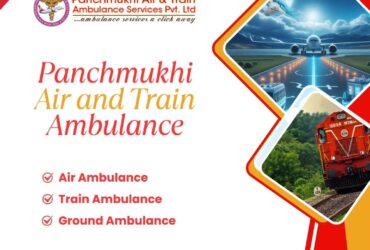 Choose Quick and ICU Equipped Air and Train Ambulance Services by Panchmukhi in Patna