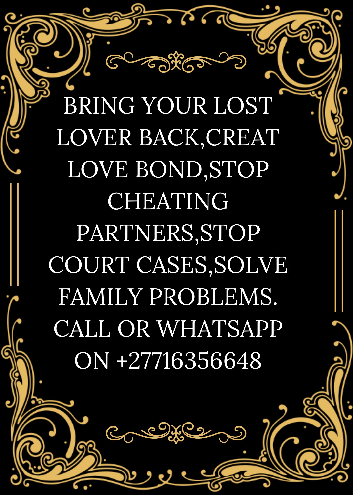 SPELL CASTER +27716356648 TRADITIONAL HEALER/ SPIRITUAL HEALER IN Bronkhorstspruit , Burgersdorp, South africa, Butterworth , Caledon , Camperdown , Cape town , Carltonville , Centurion , citrusdal , Clocolan , Cofimvaba , Cradock , Creighton , Cullinan ,Delmas , Dundee