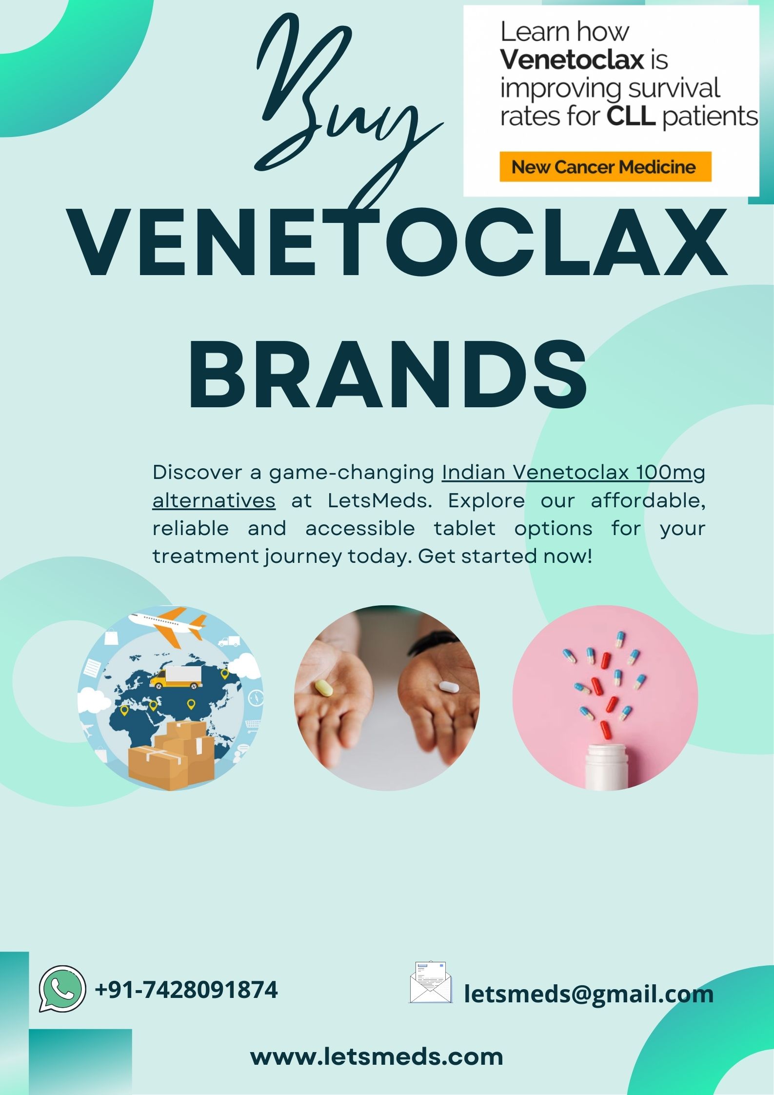 Purchase Venetoclax 100 mg Tablet Price Online Philippines