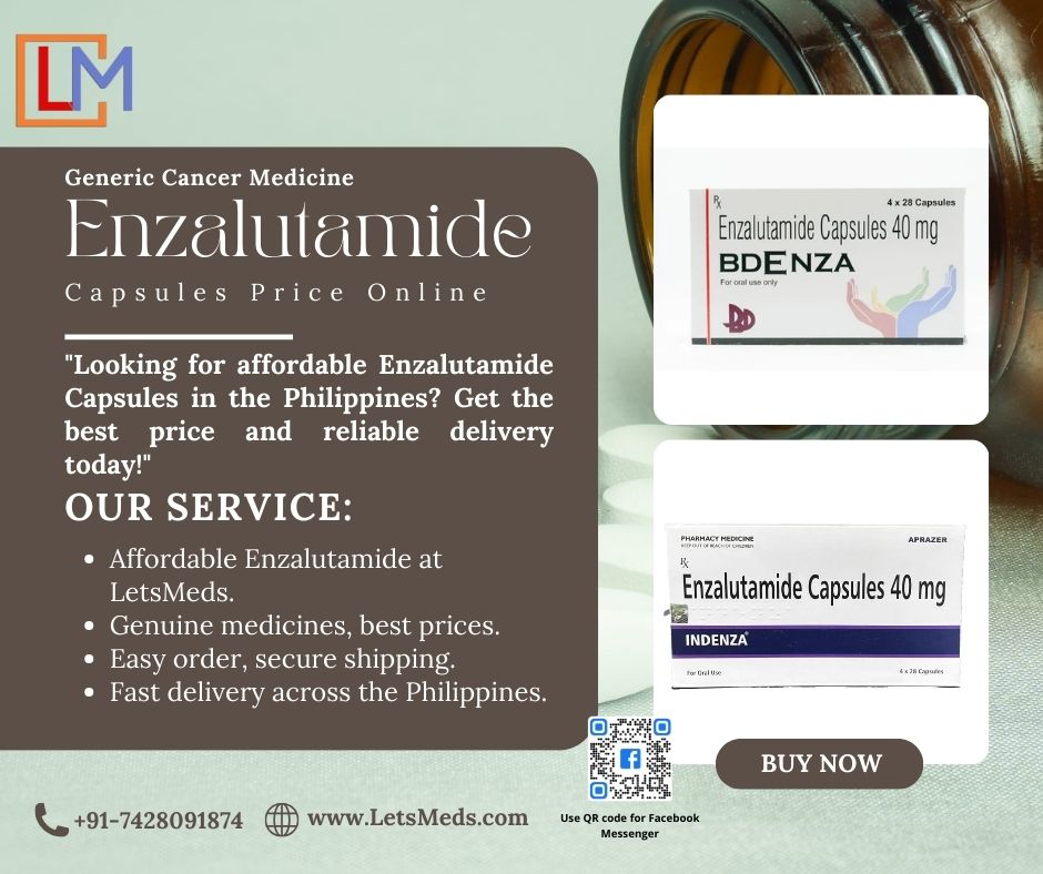 Purchase Enzalutamide 40mg Capsules Price Online Philippines