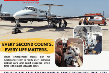 Top Features in Tridev Air Ambulance Services in Kolkata Give Life Support