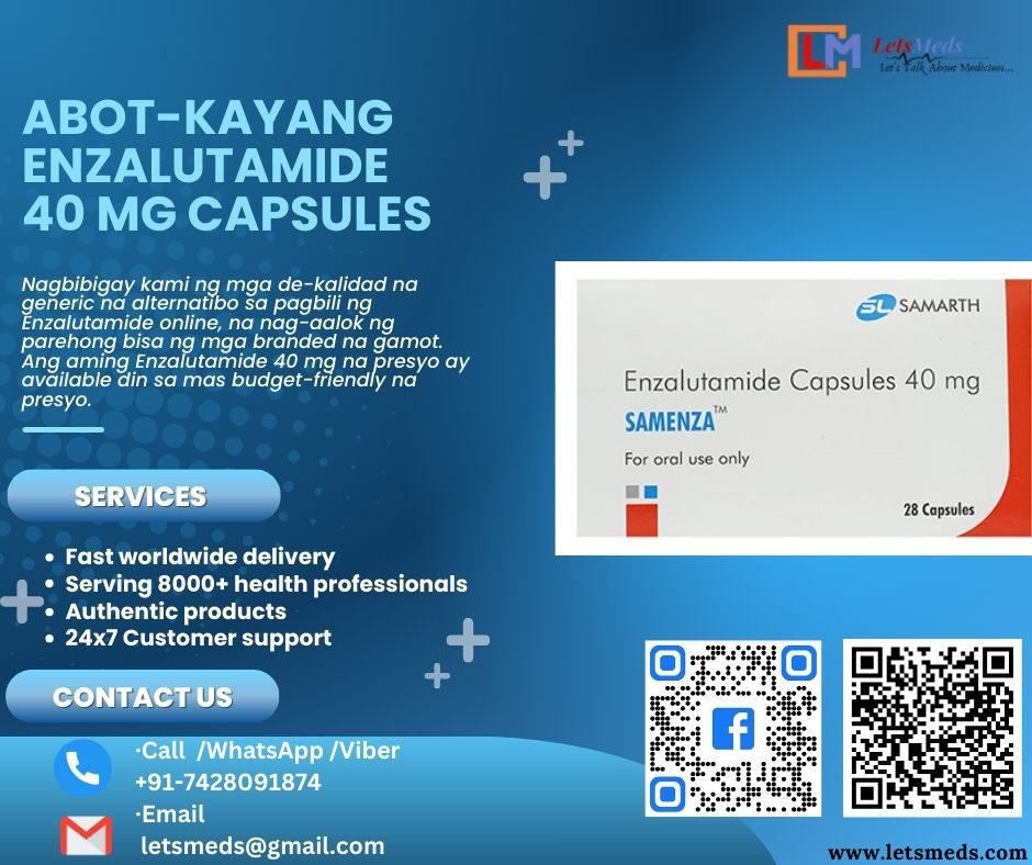 Gumagawa ang LetsMeds ng mga Enzalutamide Tablet na Maaabot Na!