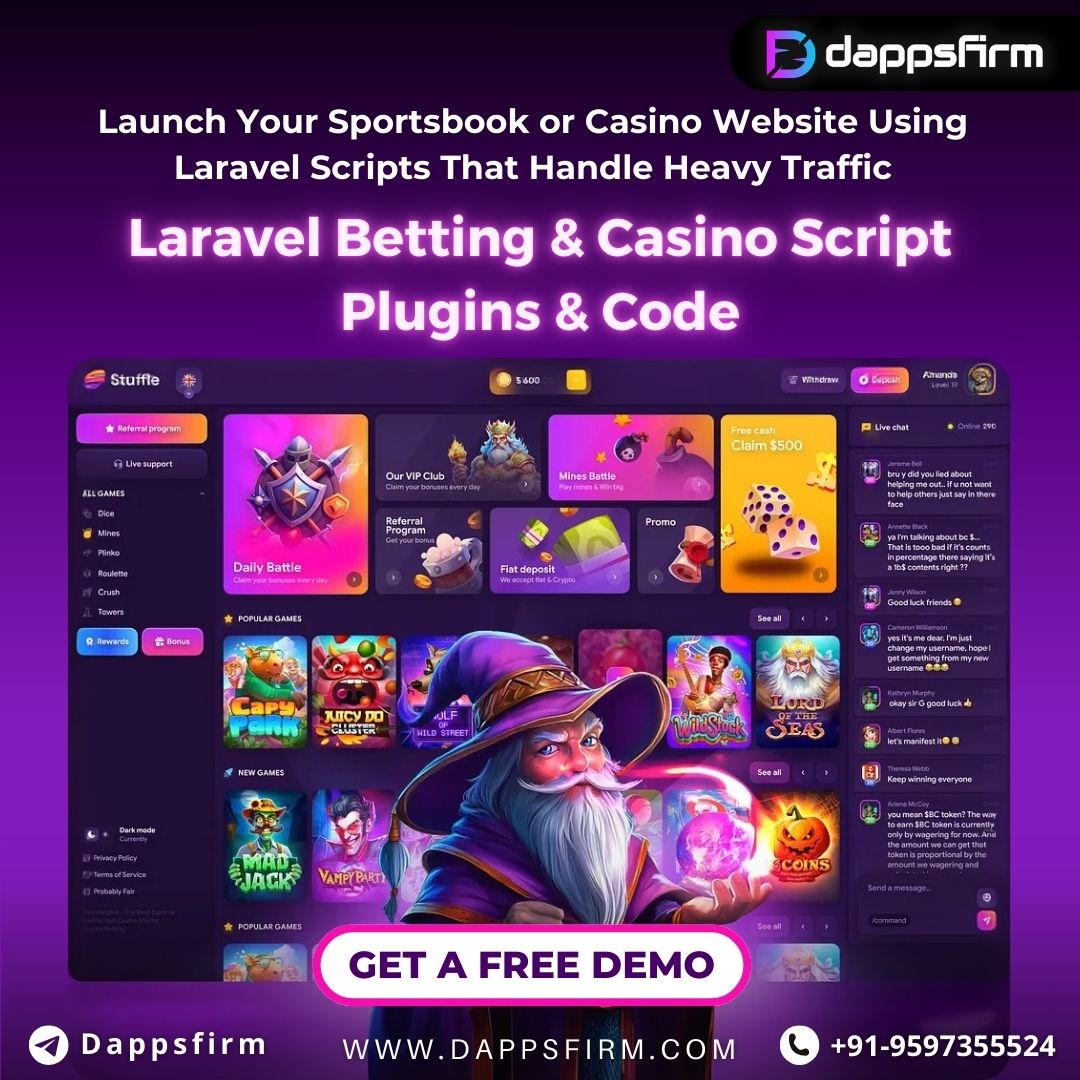 Get to Market Faster With High-Performance Laravel Casino and Betting Plugins