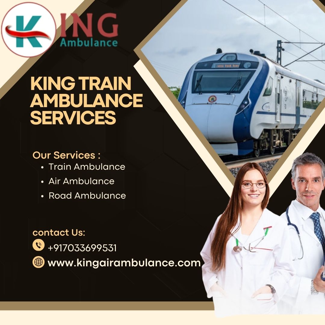 King Train Ambulance in Kolkata provides seamless care throughout the journey