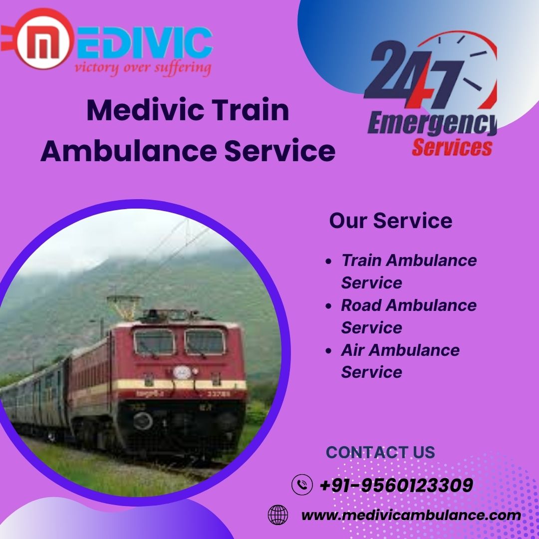 Patients in Guwahati were Carefully Moved by the Medivic Aviation Train Ambulance