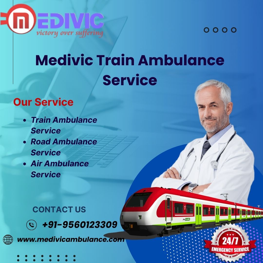 Medivic Aviation Train Ambulance in Kolkata Makes It Easy to Get to Far Places