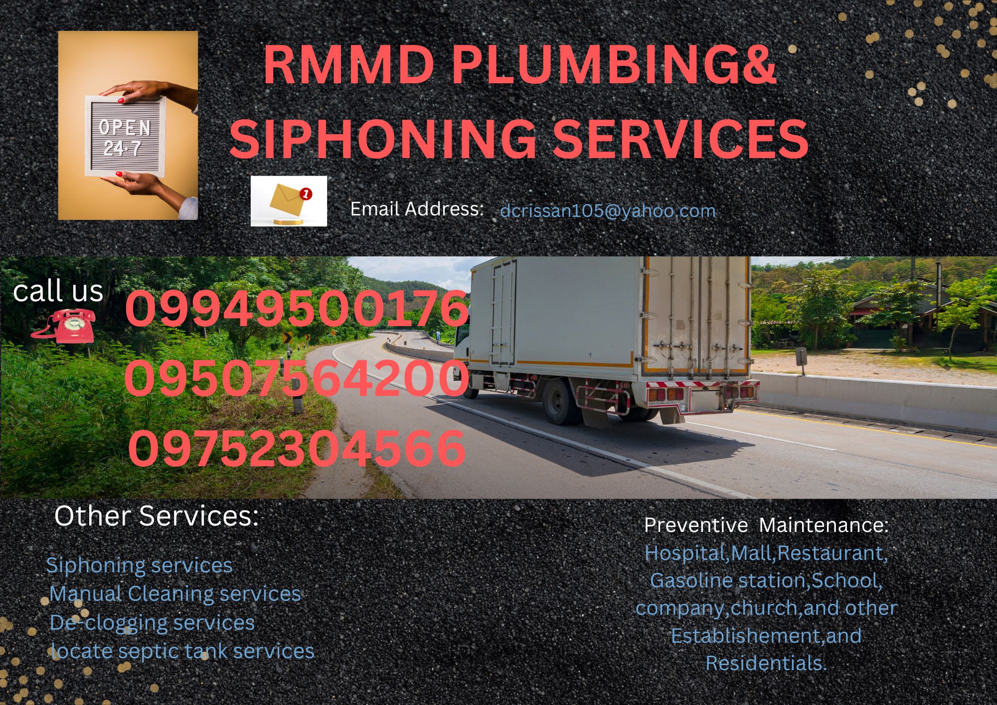 APPARI CAGAYAN RMMD MALABANAN SEPTIC TANK SERVICES#09507564200