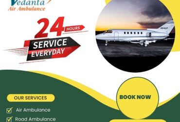 Book Superlative Vedanta Air Ambulance Service in Cooch Behar with Medical Tool