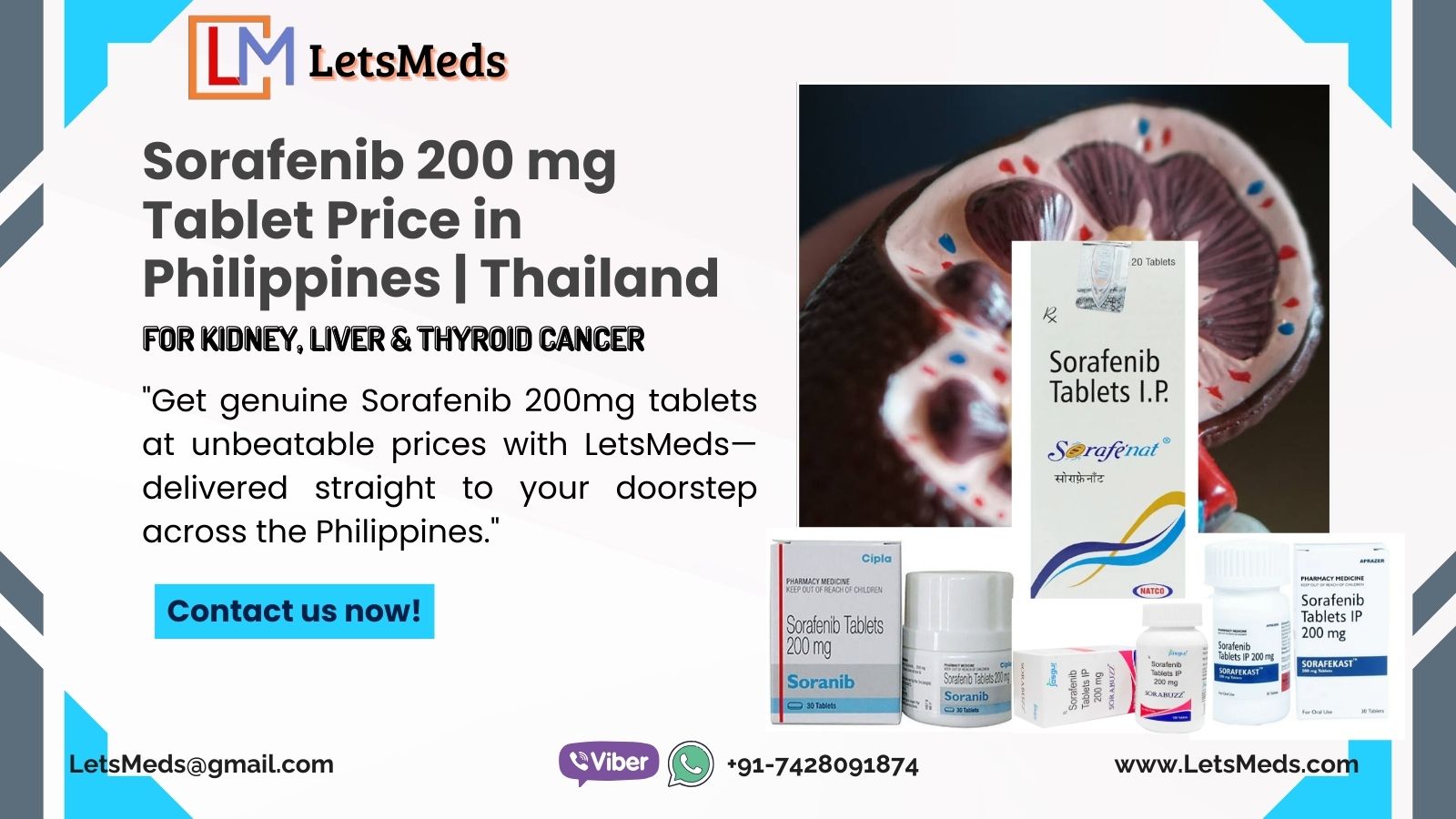Sorafenib Tablet Online Price Philippines Thailand