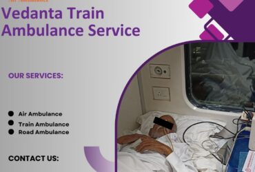 Vedanta Train Ambulance in Ranchi is Available to meet your Urgent Needs