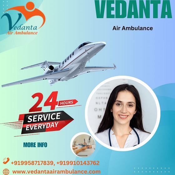 Utilize Superb Vedanta Air Ambulance Service in Bangalore with Advanced Medical Devices