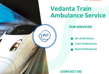 Choose Vedanta Train Ambulance in Ranchi for Comfort and Care Transfer