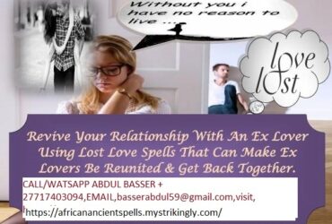 +27717403094 Lost love spells to get your ex lost lover back permanently & bring back lost love.