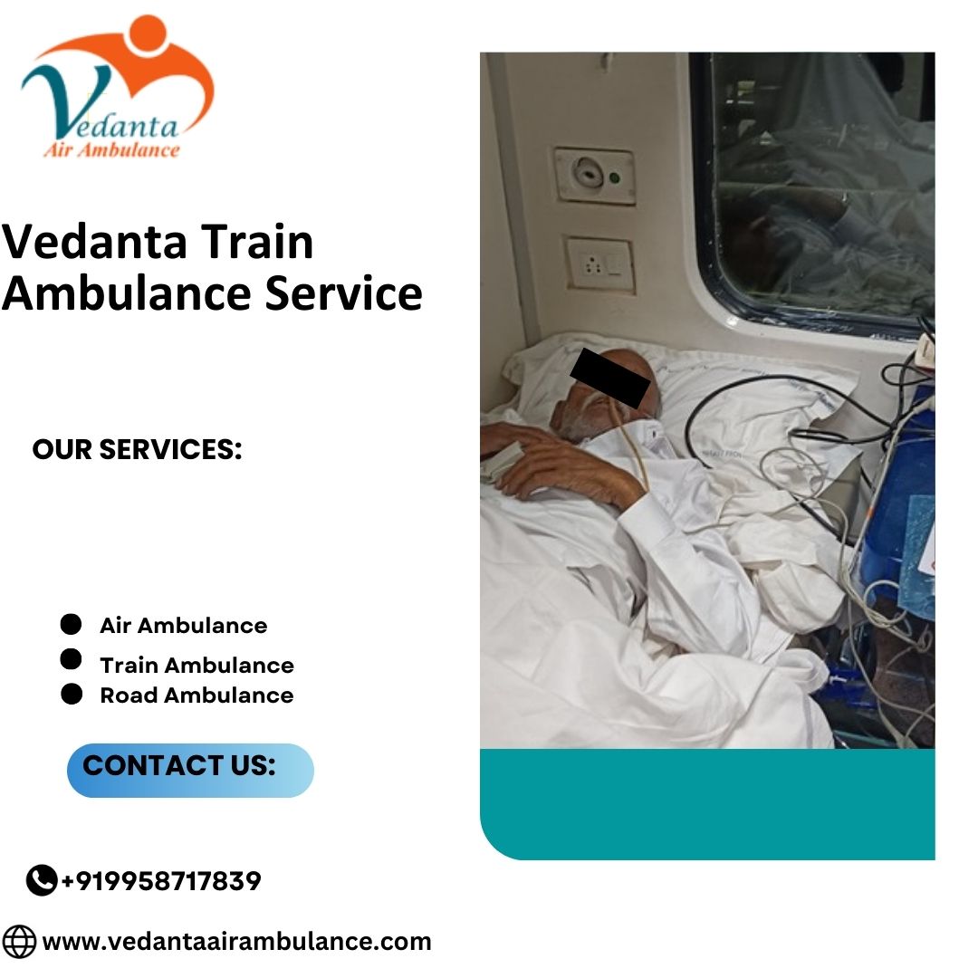 Contact the Vedanta Train Ambulance Service in Kolkata for safety