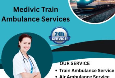 Medivic ensures certain the conveyance is handled competently in Mumbai in a train ambulance