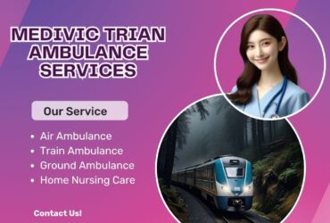 Medivic Train Ambulance in Kolkata provides life-saving service in the form of an ICU inside it