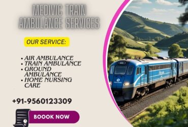 You can transfer patients without any issue in Bangalore by Medivic train ambulance services