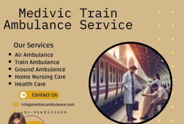 Medivic delivers exceptional ICU facilities on running trains in Kolkata with its train ambulance service
