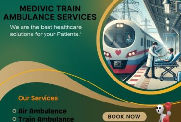 Medivic makes sure that everything is scheduled in a train ambulance in Mumbai on time
