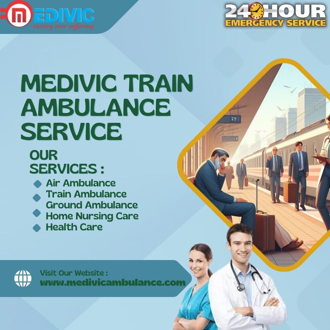 Unwanted delays during the move never utilize a Medivic Train Ambulance in Kolkata