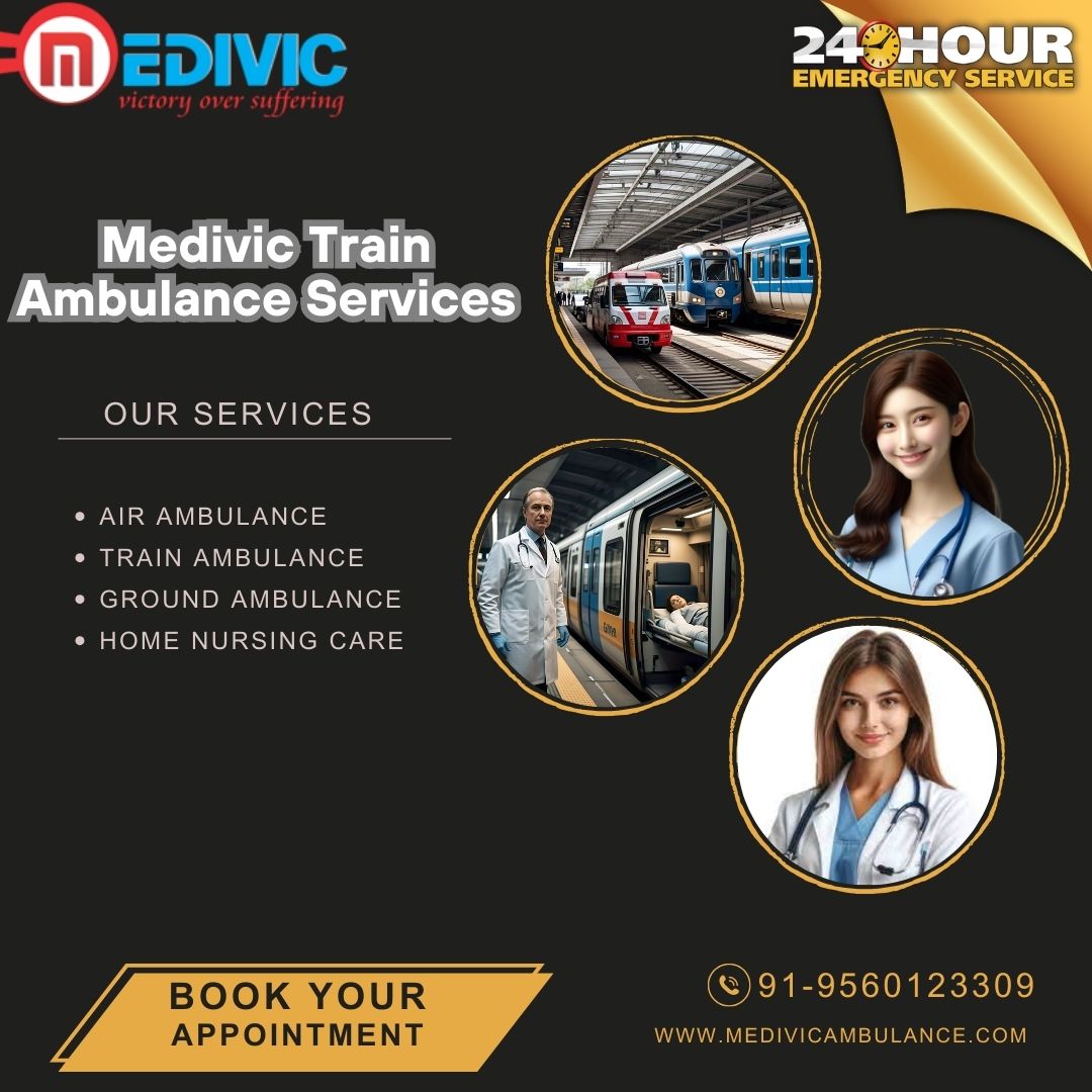 Medivic Train Ambulance Services in Bangalore: Quick and considerate Comfort, safety
