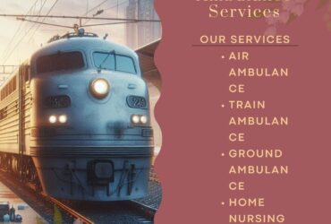 Medivic Train Ambulance Services in Ranchi always performs its best in emergencies in the interiors
