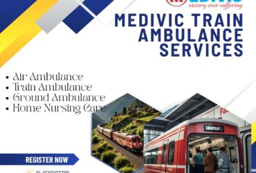As a train ambulance, the Medivic Team in Patna has always been dedicated to their work