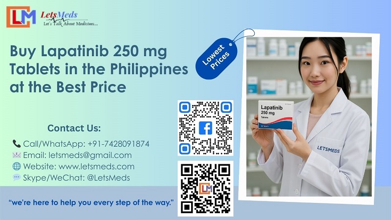 Buy Lapatinib 250 mg Tablets in the Philippines at the Best Price At Letsmeds