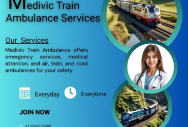 Medivic Train Ambulance Services in Kolkata that work equally for all patients