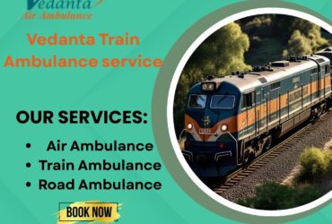 Reach out to Vedanta Train Ambulance Service in Kolkata for safety