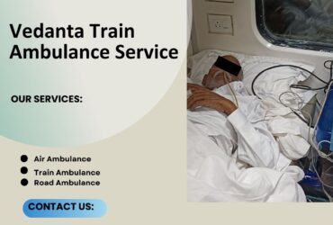 Vedanta Train ambulance Service, Ranchi, provides a very easy transport service