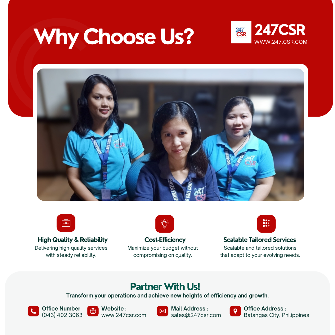 Outsource your Call Center needs!
