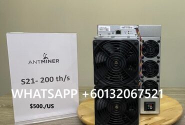 Bitmain Antminer S21 200T BTC Bitcoin Miner + psu 500$ best price