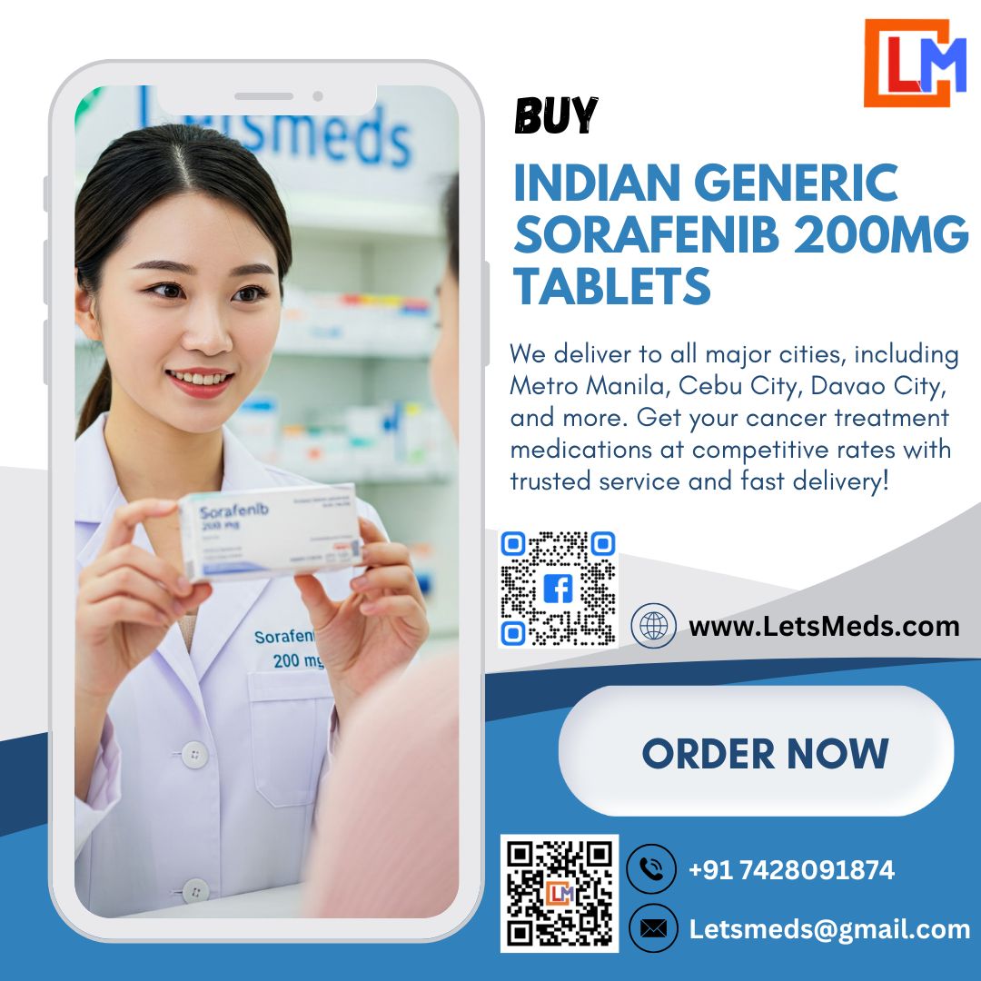 Buy Sorafenib 200 mg Tablet Price In Philippines, Malaysia, USA, UK