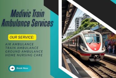 Medivic Offers Support through Trained Transit in Ranchi in its Train Ambulance