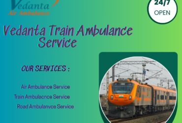 Vedanta Train Ambulance Services offers quick medical transport in Ranchi
