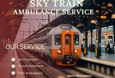 In Guwahati, Sky uses its train ambulance to handle family travel emergencies independently
