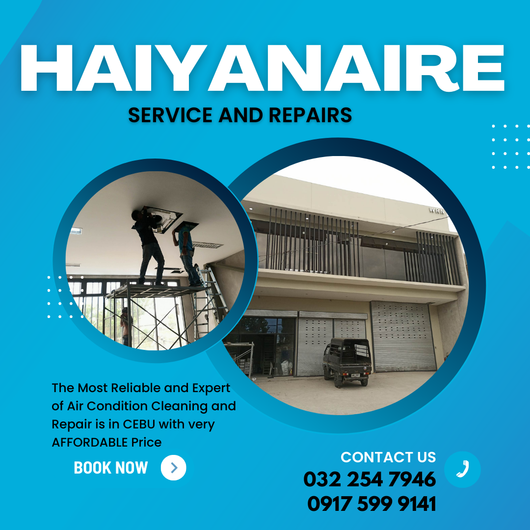 HAIYANAIRE AIRCON CLEANING and REPAIR SERVICES in Brgy. Garing Consolacion Cebu 