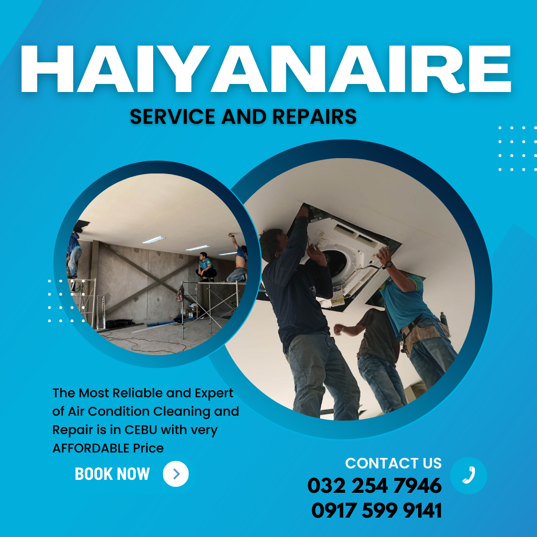 HAIYANAIRE AIRCON CLEANING and REPAIR SERVICES in Brgy. Jugan Consolacion Cebu 