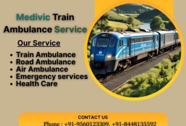 Medivic Train Ambulance Transports Patients with All Facilities in Varanasi