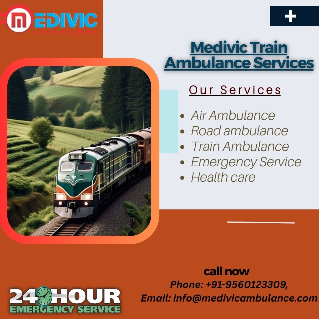 Medivic starts as Soon as the Request is made in Delhi in its Train Ambulance