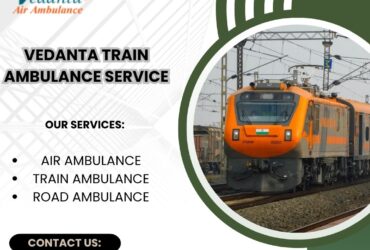Vedanta Train Ambulance Services in Mumbai is an efficient and transferable healthcare transportation