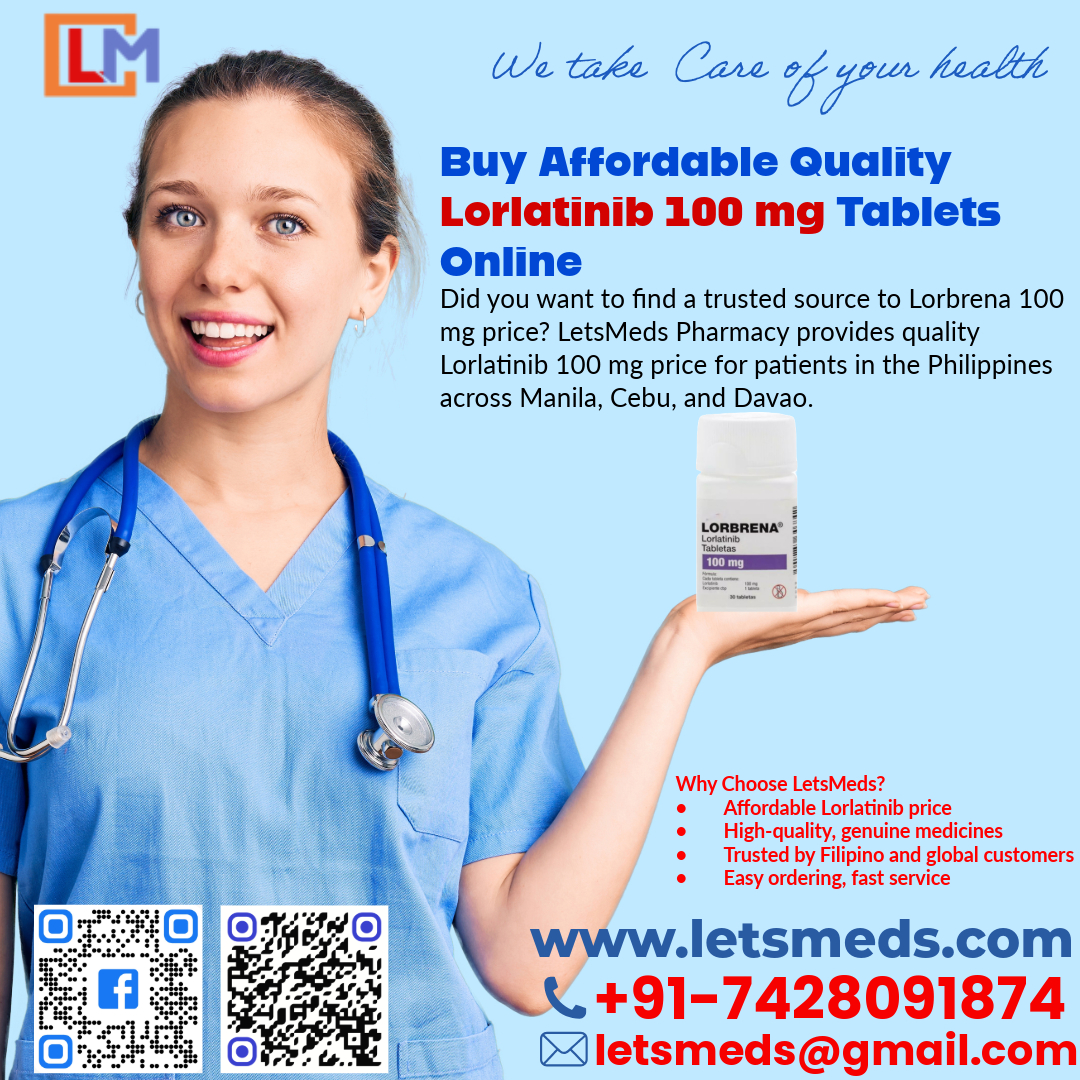 Buy Affordable Quality Lorlatinib 100 mg Tablets Online